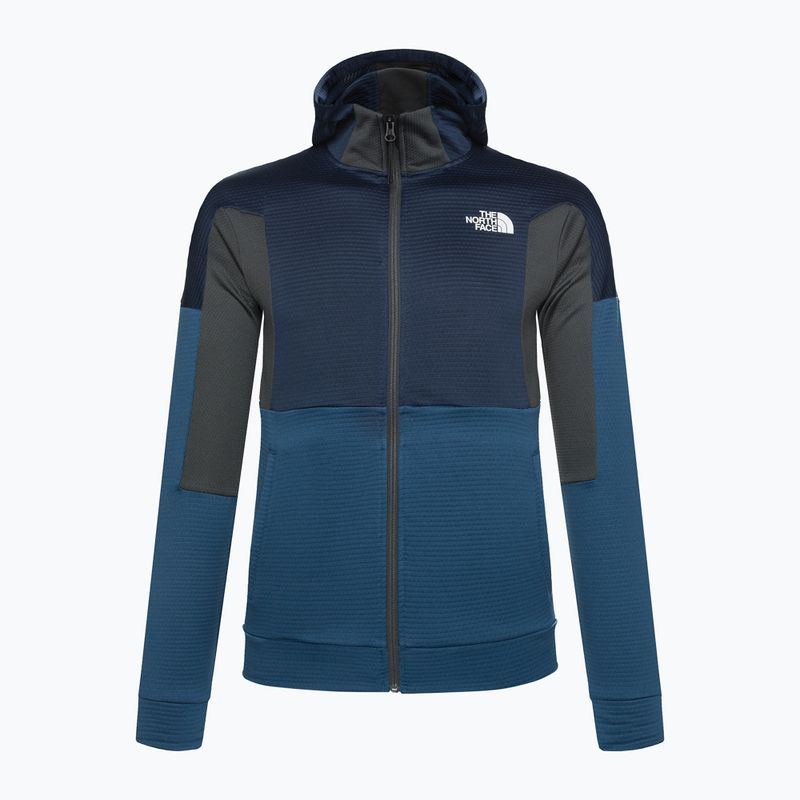 Pánská trekingová mikina The North Face Ma Full Zip Fleece shady blue/summit navy/asphalt grey 5