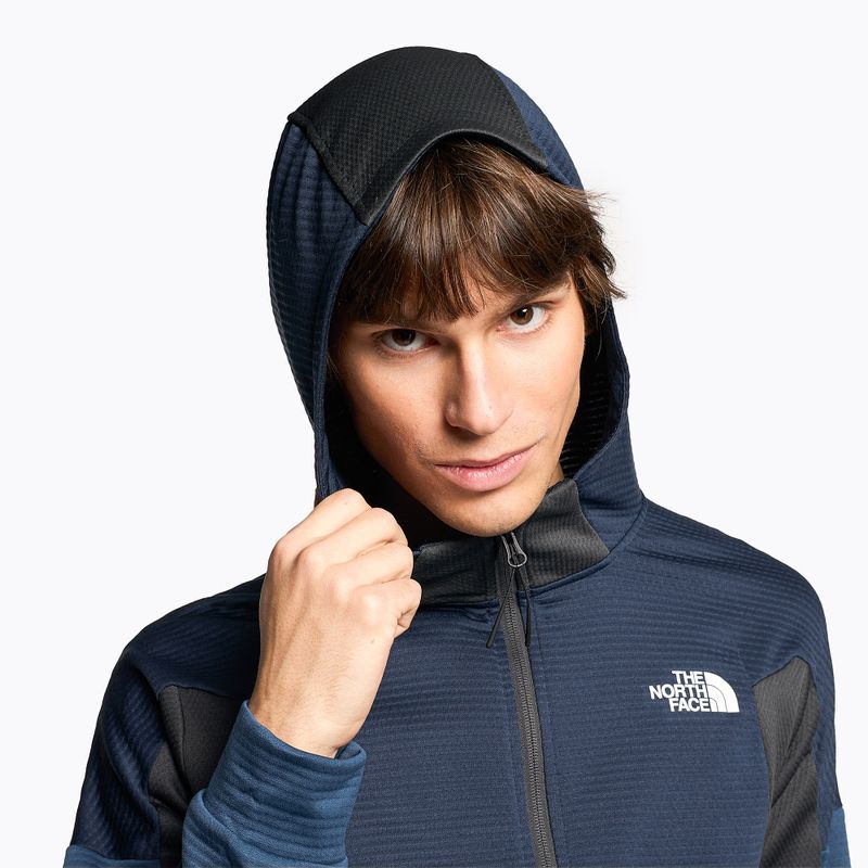 Pánská trekingová mikina The North Face Ma Full Zip Fleece shady blue/summit navy/asphalt grey 3