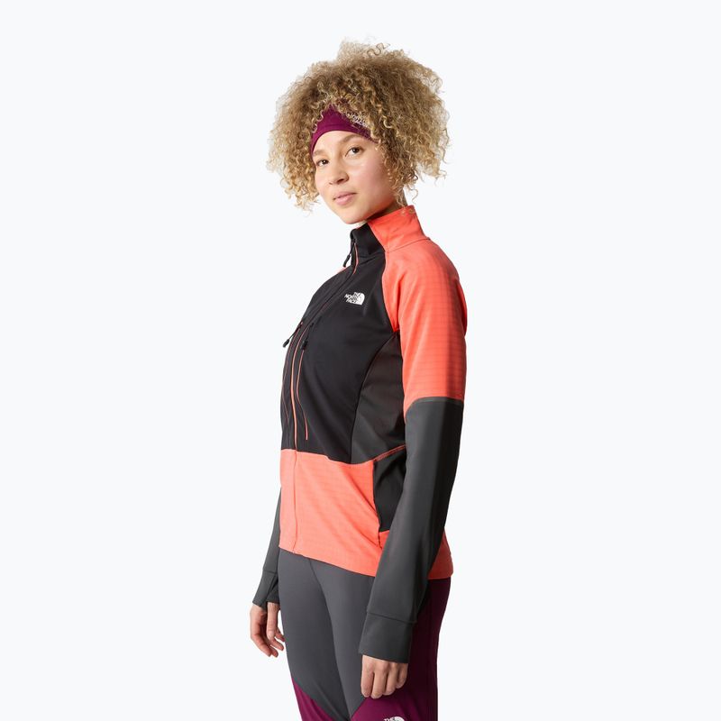 Dámská softshellová bunda The North Face Dawn Turn Softshell black/radiant orange/asphalt grey 4