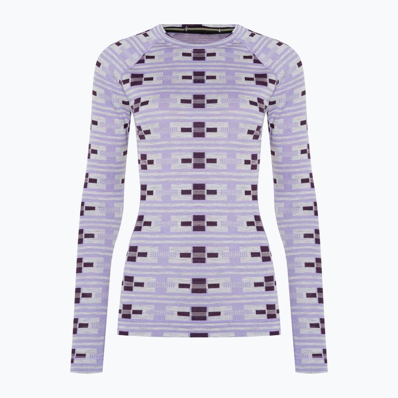 Dámská termoakční mikina Smartwool Merino 250 Baselayer Crew Boxed violet flirt with me 3