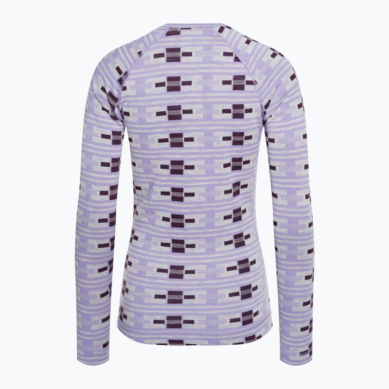 Dámská termoakční mikina Smartwool Merino 250 Baselayer Crew Boxed violet flirt with me 4