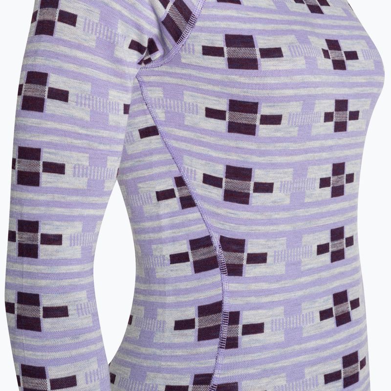 Dámská termoakční mikina Smartwool Merino 250 Baselayer Crew Boxed violet flirt with me 5