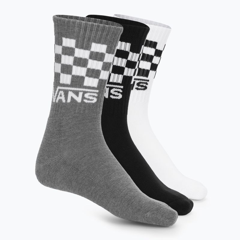 Pánské ponožky Vans Classic Check Crew 3 pary black/white