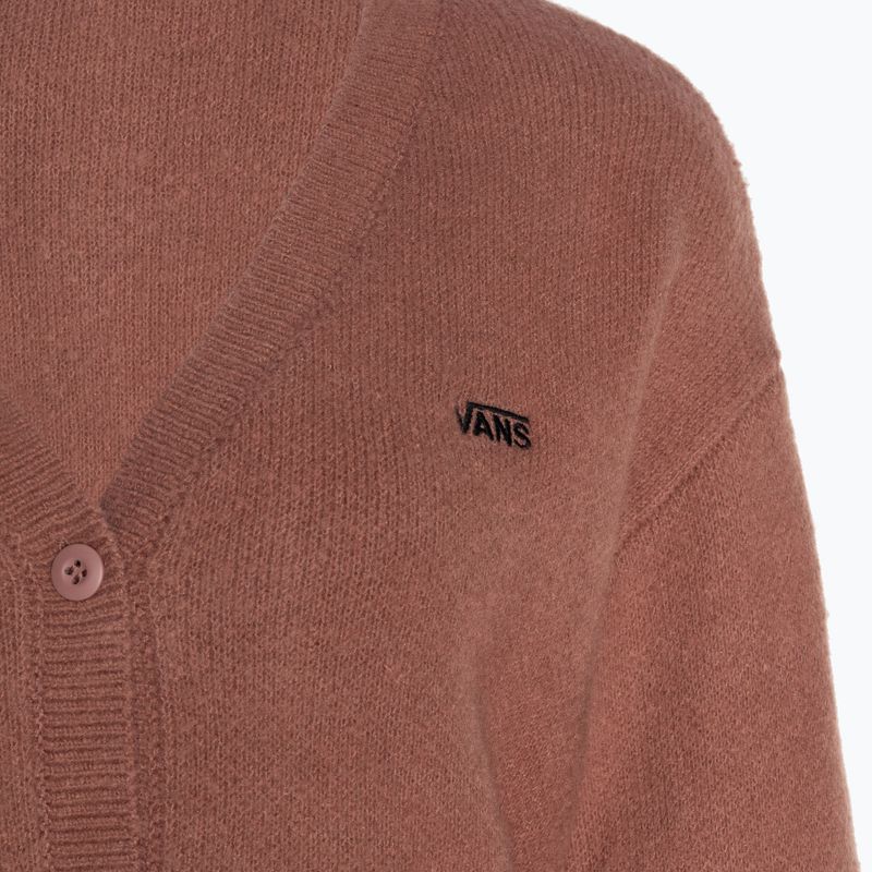 Dámský svetr Vans Hadley Relaxed Cardigan whithered rose 3