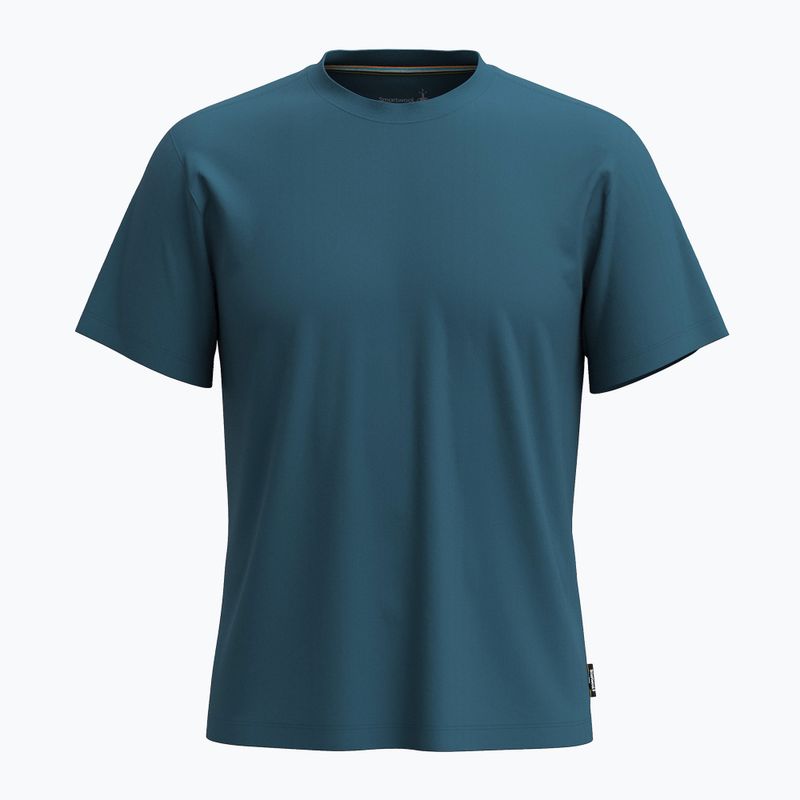 Pánské tričko  Smartwool Perfect Crew Short Sleeve twilight blue 3