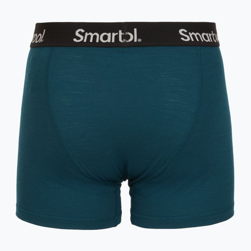 Pánské termo boxerky Smartwool Merino Boxer Boxed twilight blue 2