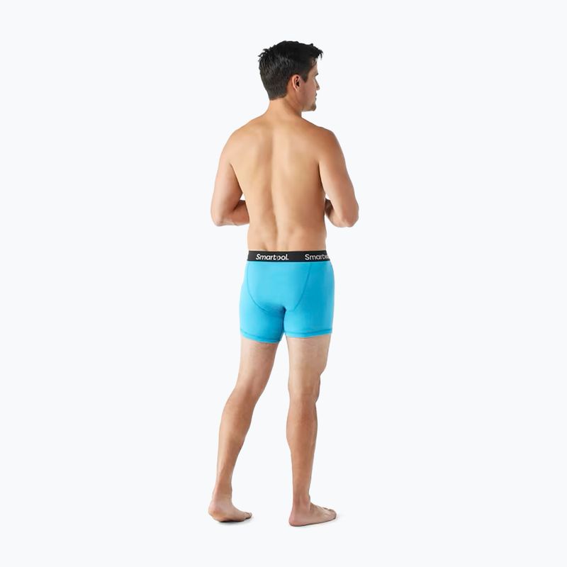 Pánské termo boxerky  Smartwool Merino Boxer Brief pool blue 2