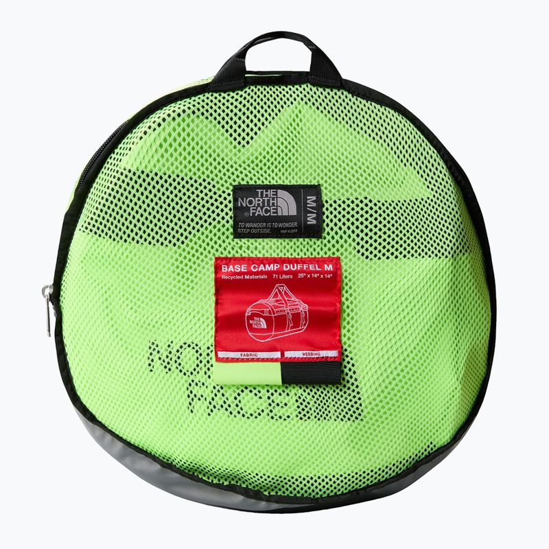 Cestovní taška  The North Face Base Camp Duffel M 71 l safety green/black 2