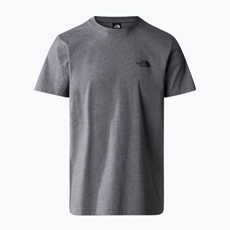 Pánské tričko  The North Face Simple Dome Tee medium grey heather 5