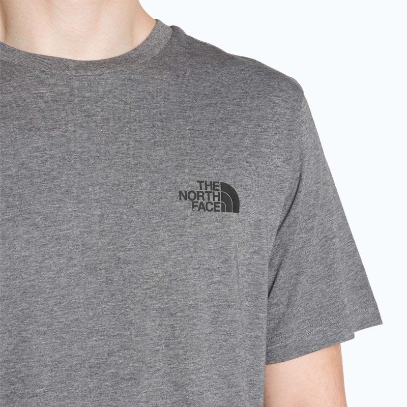 Pánské tričko  The North Face Simple Dome Tee medium grey heather 3