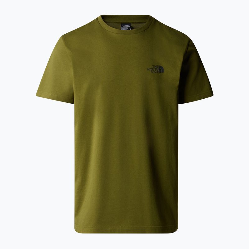 Pánské tričko The North Face Simple Dome Tee forest olive 4