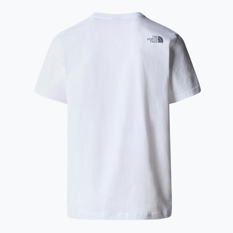 Pánské tričko The North Face Mountain Line white 2