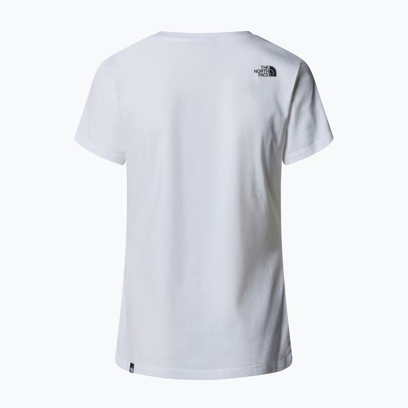 Dámské tričko The North Face Simple Dome Slim Tee tnf white 5