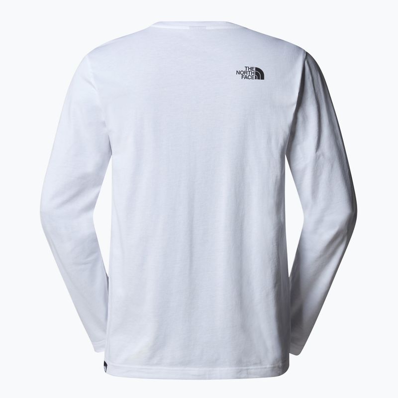 Pánské tričko Longsleeve The North Face Simple Dome white 5