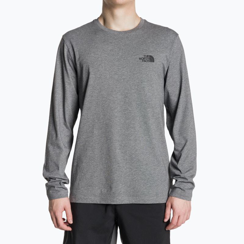 Pánské tričko  The North Face Simple Dome medium grey heather