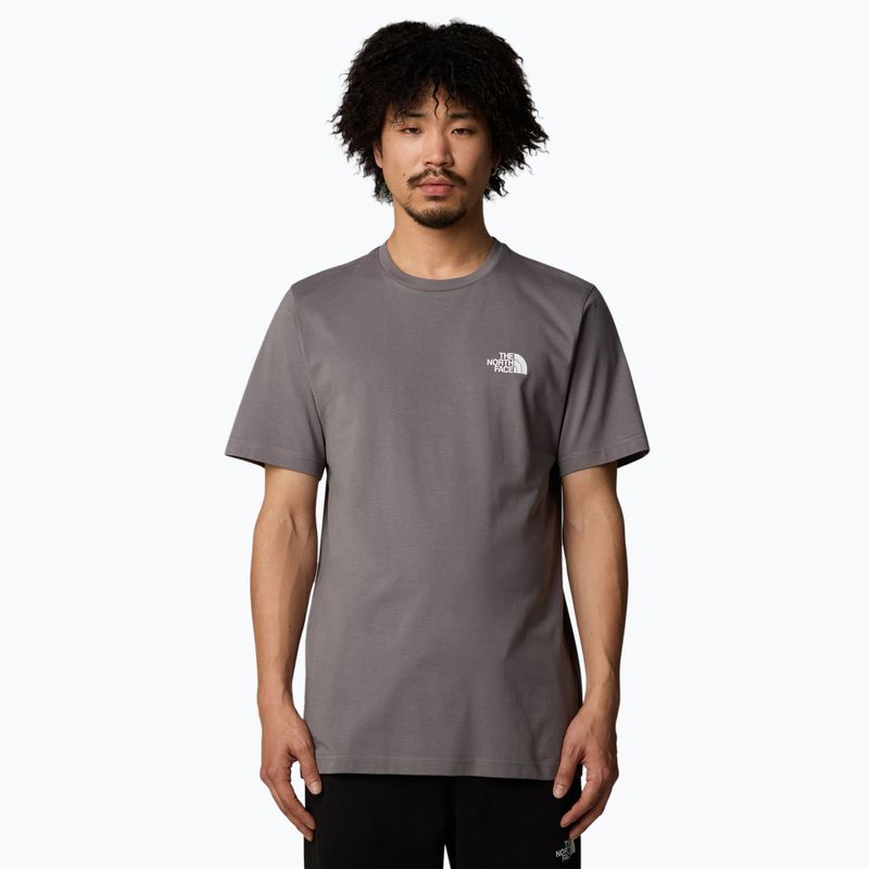 Pánské tričko The North Face Simple Dome Tee smoked pearl 3