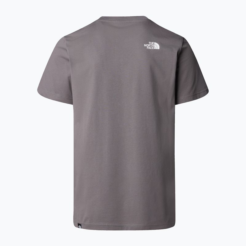Pánské tričko The North Face Simple Dome Tee smoked pearl 5