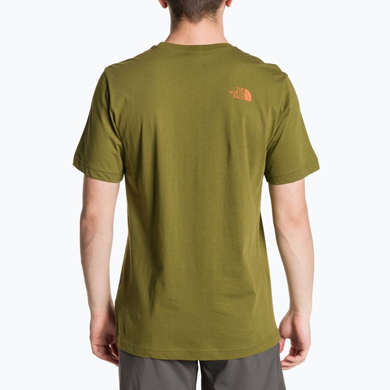 Pánské tričko  The North Face Rust 2 forest olive 2