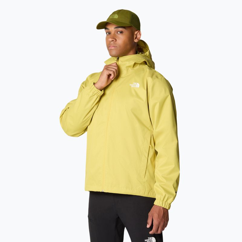 Pánská bunda do deště The North Face Quest yellow silt black heath 4