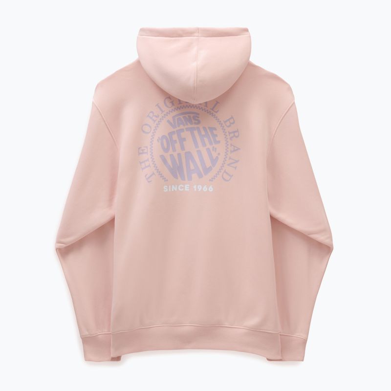 Pánská mikina  Vans Circle Loose Fit Fleece Po Hoodie chintz rose 2