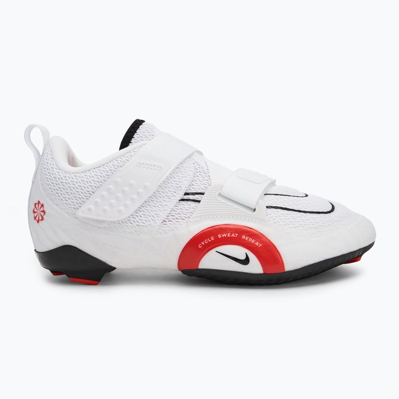 Cyklistické boty Nike Superrep Cycle 2 bílá/pikantní červená 2