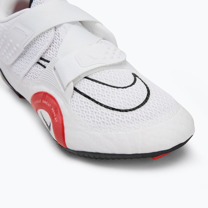Cyklistické boty Nike Superrep Cycle 2 bílá/pikantní červená 7