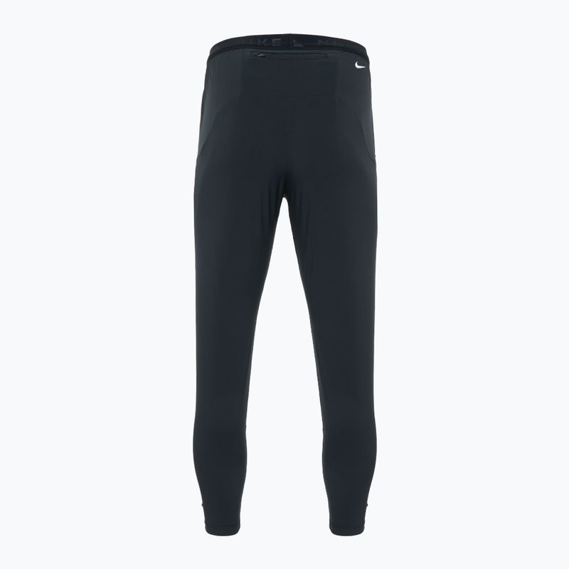 Pánské běžecké kalhoty Nike Dri-Fit Trail Dawn Range black/black/white 2