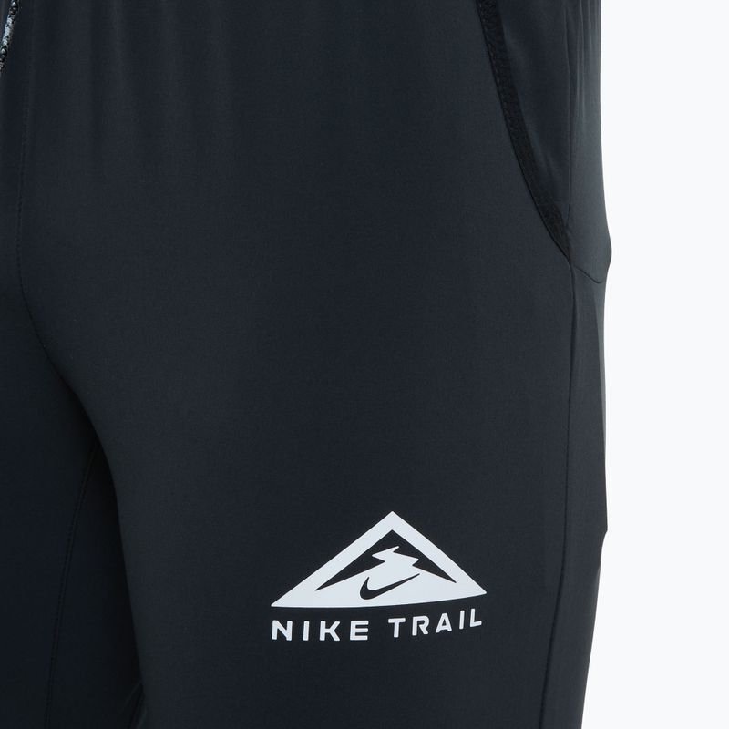 Pánské běžecké kalhoty Nike Dri-Fit Trail Dawn Range black/black/white 3