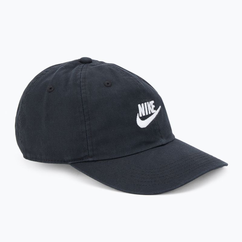 Dětská kšiltovka Nike Club Unstructured Futura Wash white/black