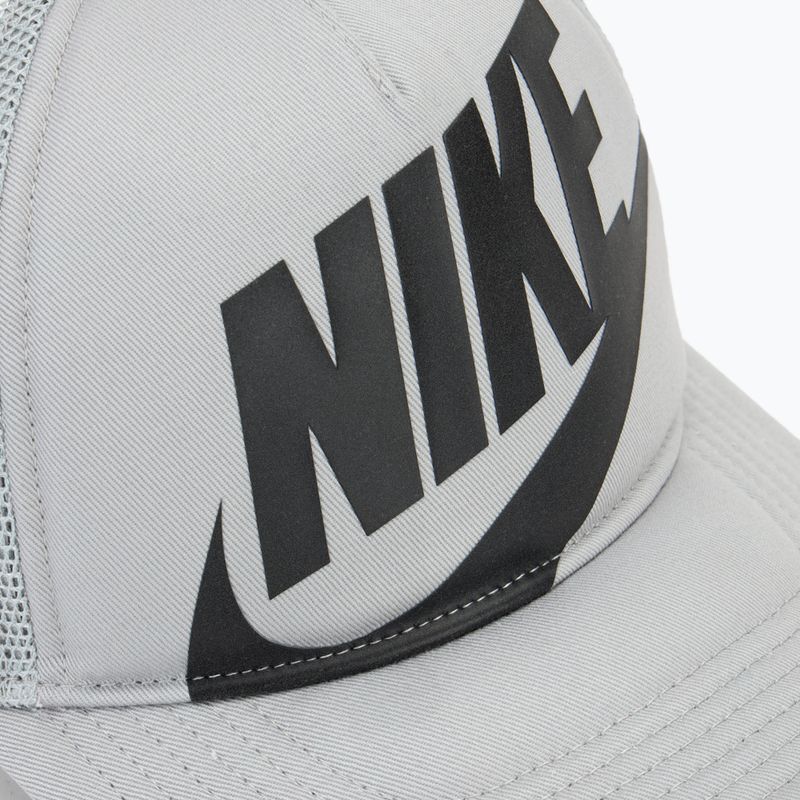 Dětská kšiltovka Nike Rise Structured Trucker light smoke grey / light smoke grey / black 3