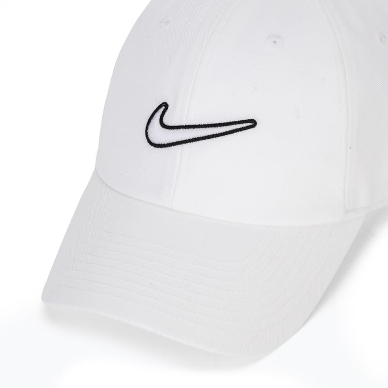 Kšiltovka Nike Club Unstructured Swoosh white/white 3