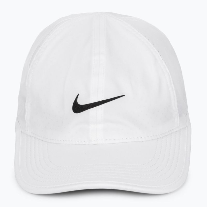 Nike Dri-Fit Club Cap Unstructured Featherlight bílá/černá 2