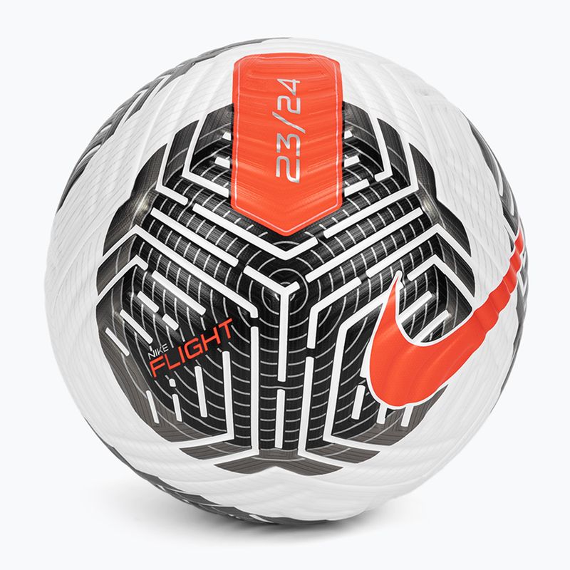 Fotbalový míč Nike Flight white/black/bright crimson fotbal velikost 5