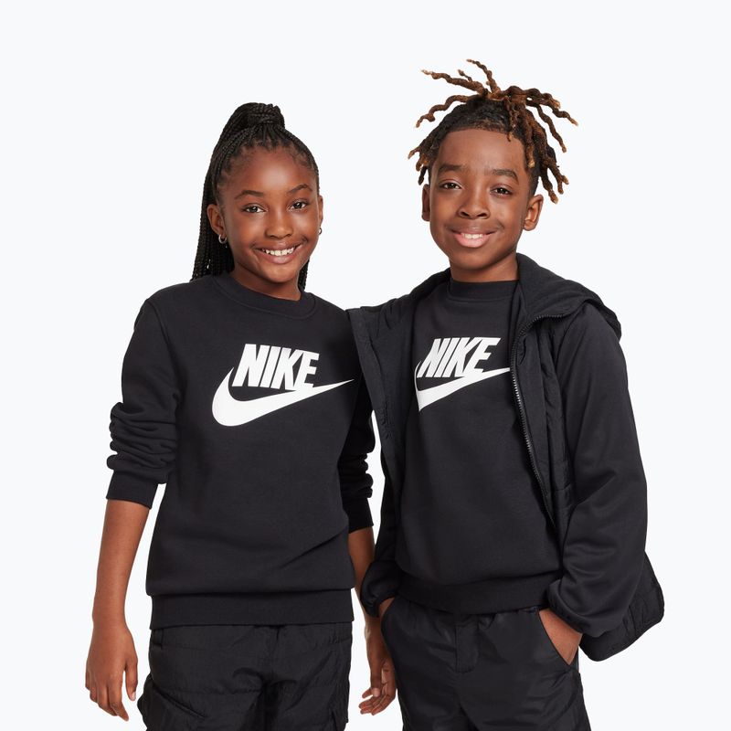 Dětská mikina Nike Sportswear Club Fleece comet black/white 4