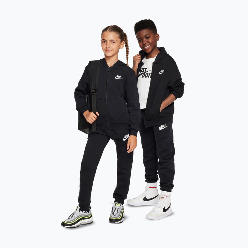 Dětská mikina Nike Club Fleece black/white 2