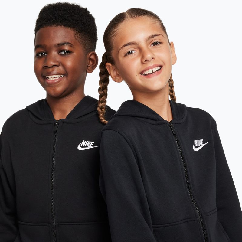 Dětská mikina Nike Club Fleece black/white 4