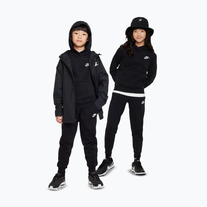 Dětská mikina Nike Sportswear Club Fleece black/white 2