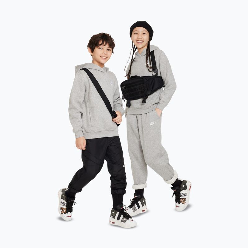 Dětská mikina Nike Sportswear Club Fleece dark grey heather/white 2