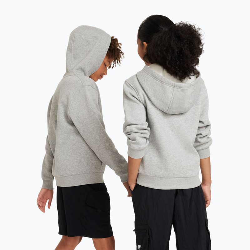 Dětská mikina Nike Sportswear Club Fleece dark grey heather/base grey/white 3