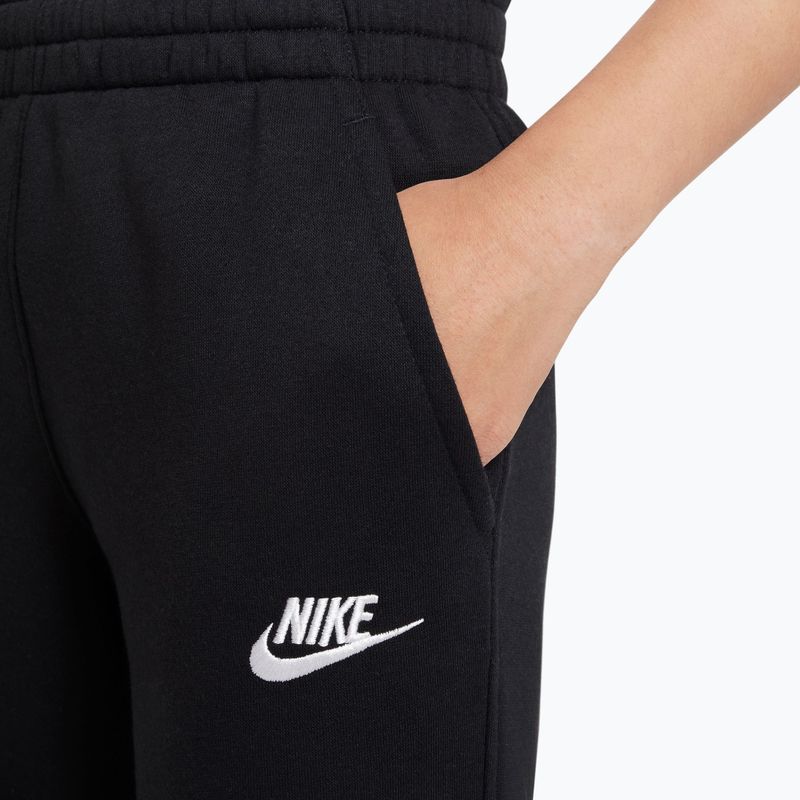 Dětské kalhoty Nike Sportswear Club Fleece black/white 6