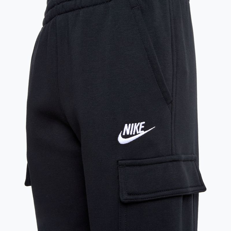 Dětské kalhoty Nike Sportswear Club Fleece black/black/white 3