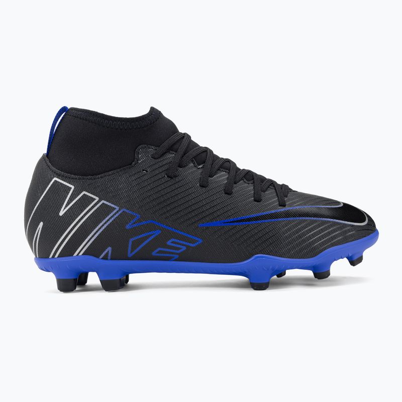 Dětské kopačky Nike JR Mercurial Superfly 9 Club FG/MG black/chrome/hyper real 2