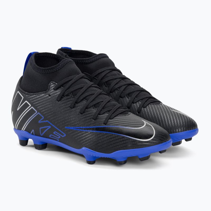Dětské kopačky Nike JR Mercurial Superfly 9 Club FG/MG black/chrome/hyper real 4