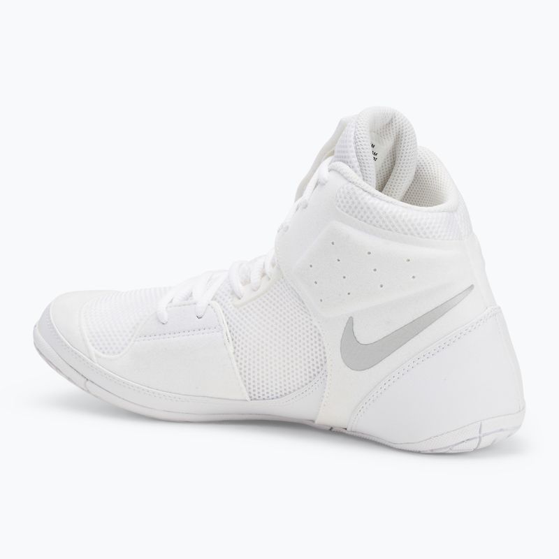 Zápasnické boty Nike Fury bílá/metallic silver 3