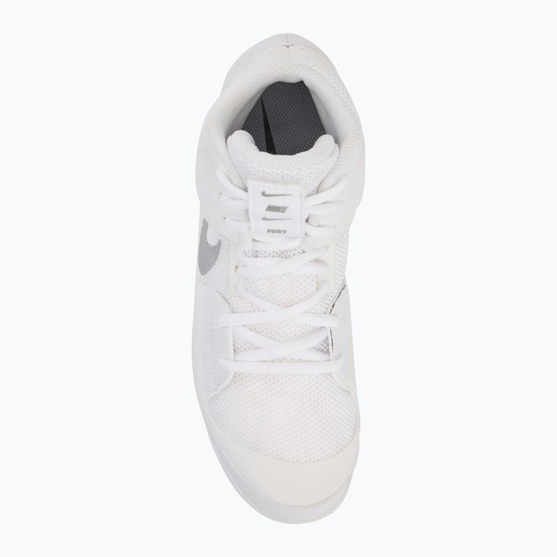 Zápasnické boty Nike Fury bílá/metallic silver 5