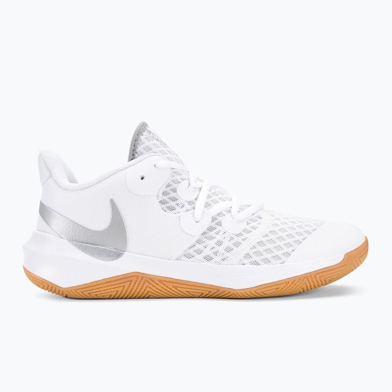 Tenisky na volejbal Nike Zoom Hyperspeed Court SE bílá/metalická stříbrná guma 2