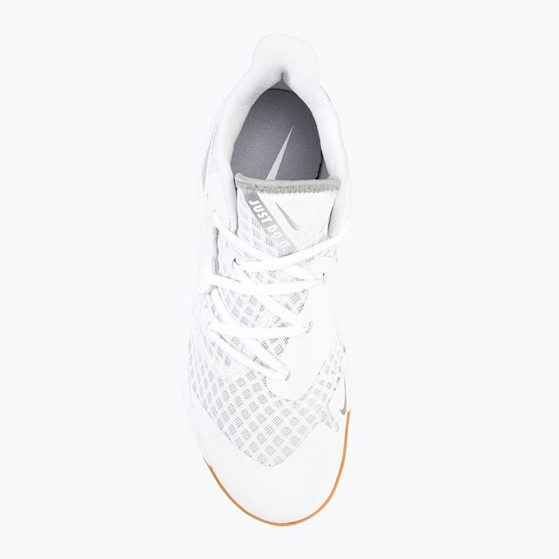 Tenisky na volejbal Nike Zoom Hyperspeed Court SE bílá/metalická stříbrná guma 6