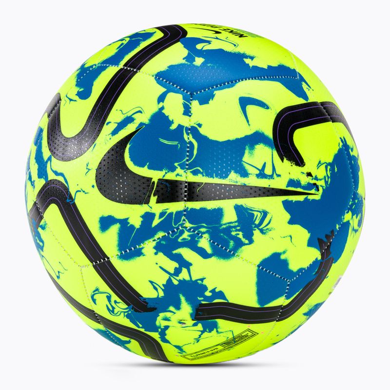 Fotbalový míč Nike Premier League Pitch volt/blue nebula/black velikost 5