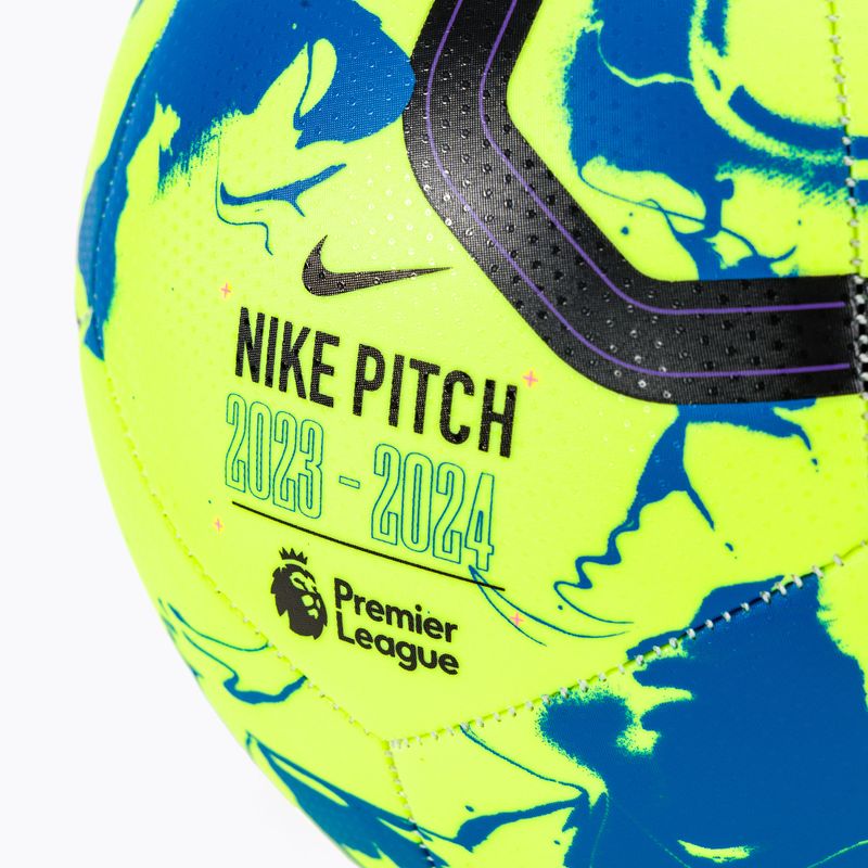 Fotbalový míč Nike Premier League Pitch volt/blue nebula/black velikost 5 4