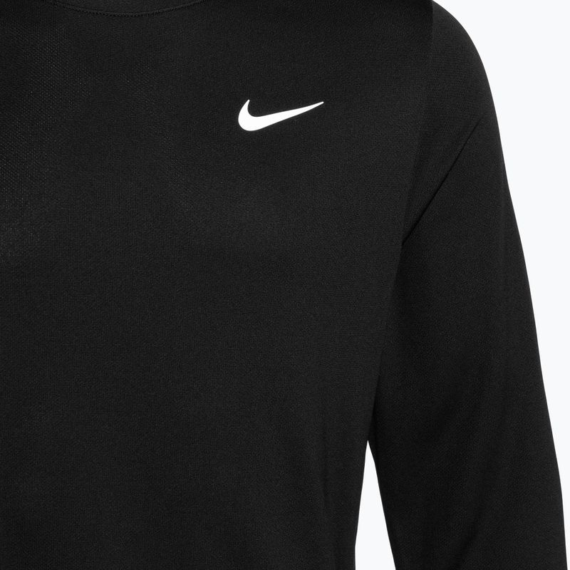 Pánské běžecké tričko s dlouhým rukávem Nike Miler Dri-Fit UV black 3